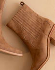 The Addison | Brown Perfectly Paneled Western Cowgirl Boot