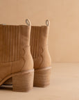 The Addison | Camel Western Inspired Boot