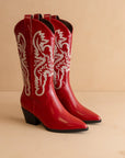 The Amaya | Cherry Classic Western Cowgirl Boot