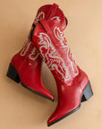 The Amaya | Cherry Classic Western Cowgirl Boot
