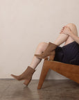 The Addison | Brown Perfectly Paneled Western Cowgirl Boot
