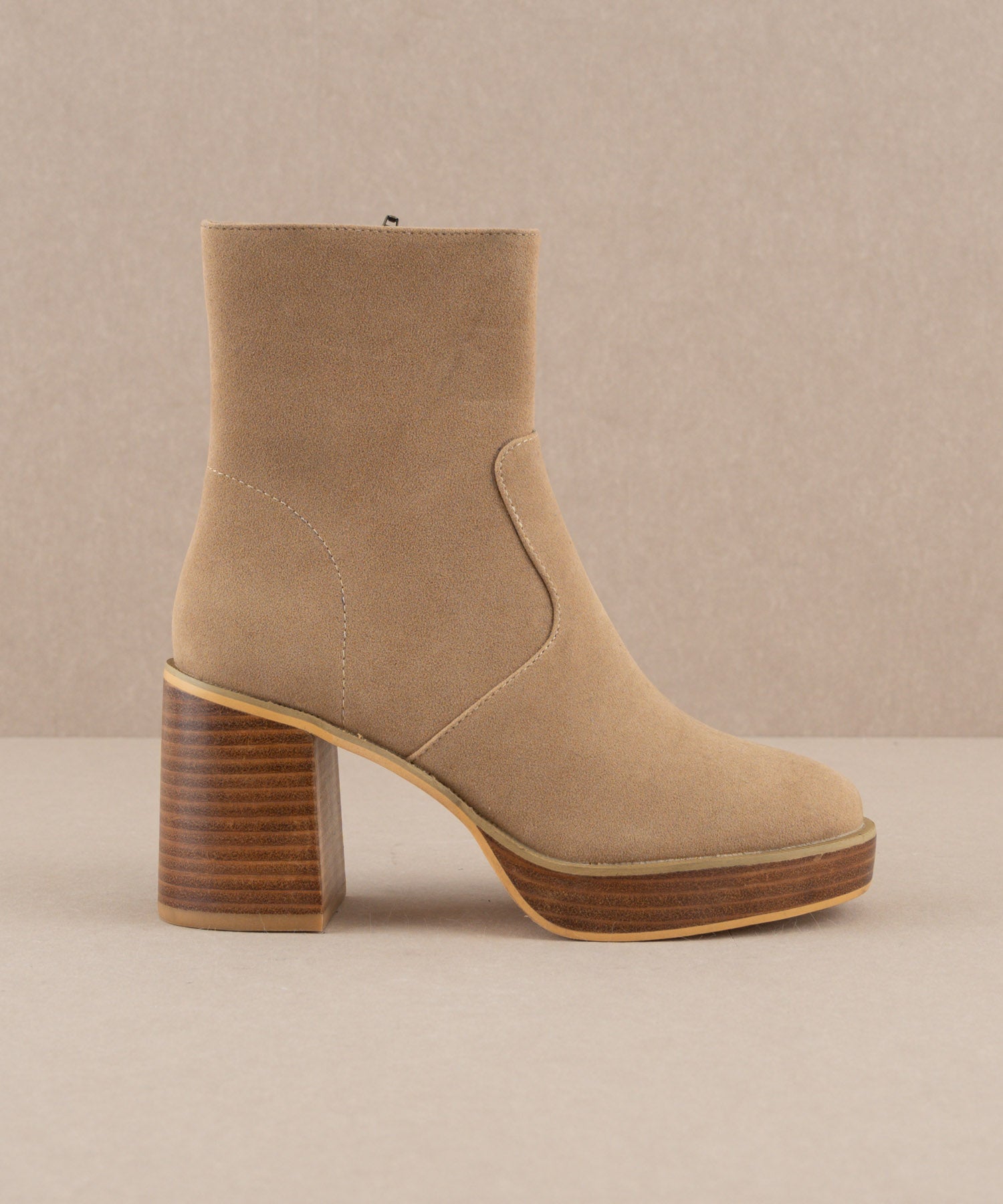 Khaki hot sale ankle boots