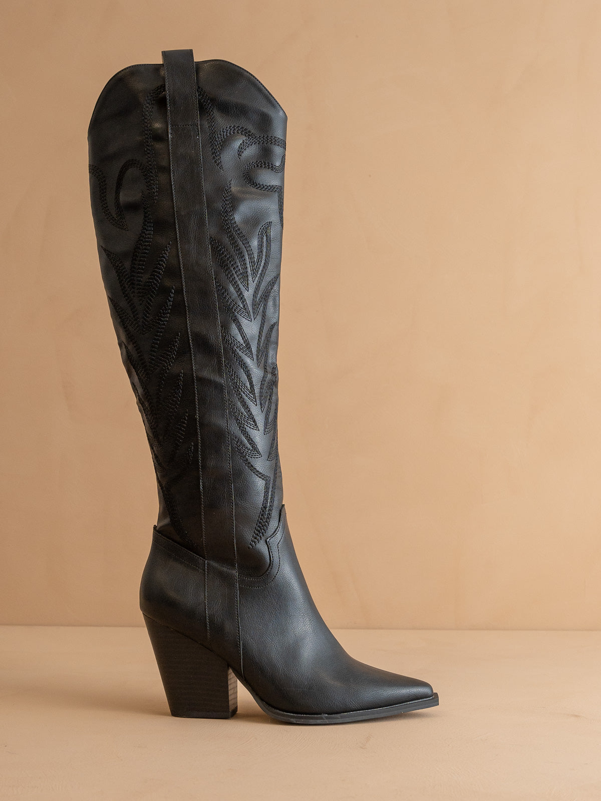 Gently Used Bronco Faux Leather Cowboy Boots Sz 10D These were bought in 1991, American Hand Made Bronco  main image 2