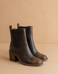 The Dakota | Brown Heeled Chelsea Bootie