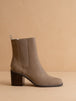 The Dakota | Dark Taupe Heeled Chelsea Bootie *final sale*
