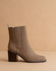 The Dakota | Dark Taupe Heeled Chelsea Bootie *final sale*