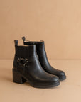 The Jayden | Black Motorcycle Bootie
