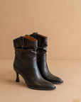 The Jolene | Black Kitten Heeled Western Boot *FINAL SALE*