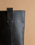 The Leanne | Black Moto Knee High Boot *FINAL SALE*