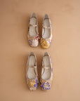 The London | Floral Ballet Pointe Flat