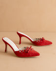 The Meridian | Red Kitten Heel