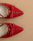 The Meridian | Red Kitten Heel