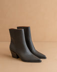 The Miley | Black Alligator print pointed toe Cowgirl Bootie *FINAL SALE*