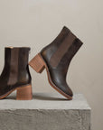 The Olivia | Espresso Chelsea Heel Boots