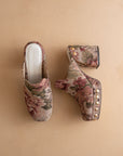 The Sierra | Mauve Tapestry Platform Clog