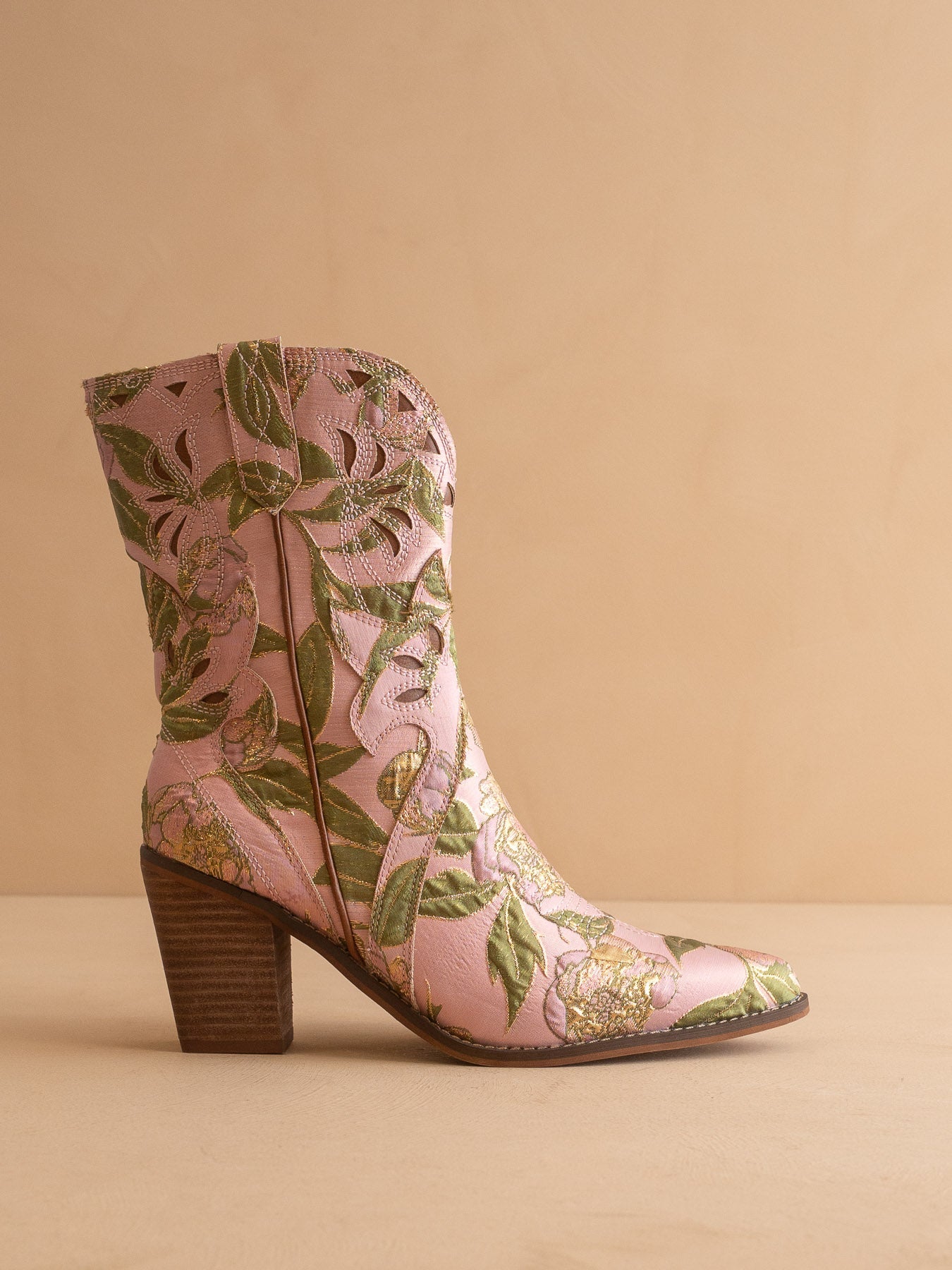 The Sorrel | Rose Garden Floral Western Bootie – Oasis Society