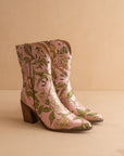 The Sorrel | Rose Garden Floral Western Bootie