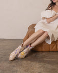 The Wanda | Taupe Floral Appliqué Western Boot
