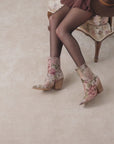 The Lydia | Mauve Tapestry Bootie