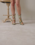 The Sorrel | Vintage Floral Print Western Cowgirl Bootie