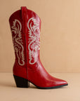 The Amaya | Cherry Classic Western Cowgirl Boot