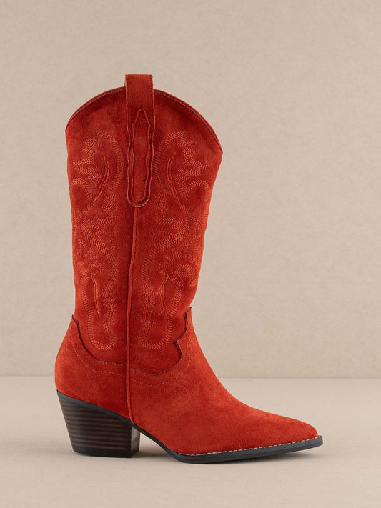 The Amaya | Red Classic Western Boot