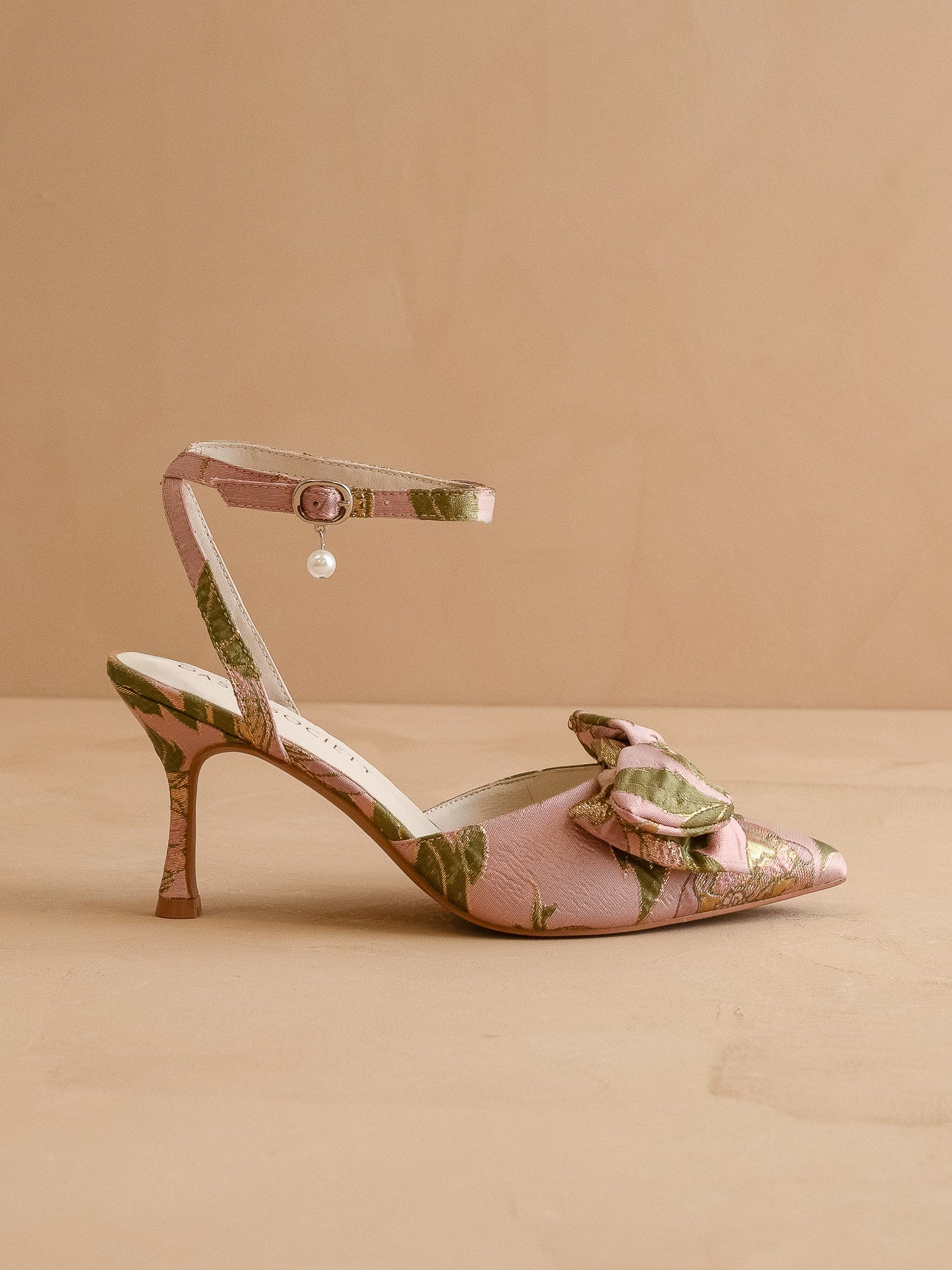 The Colette | Rose Garden Floral Pointed Toe Party Wedding Heel
