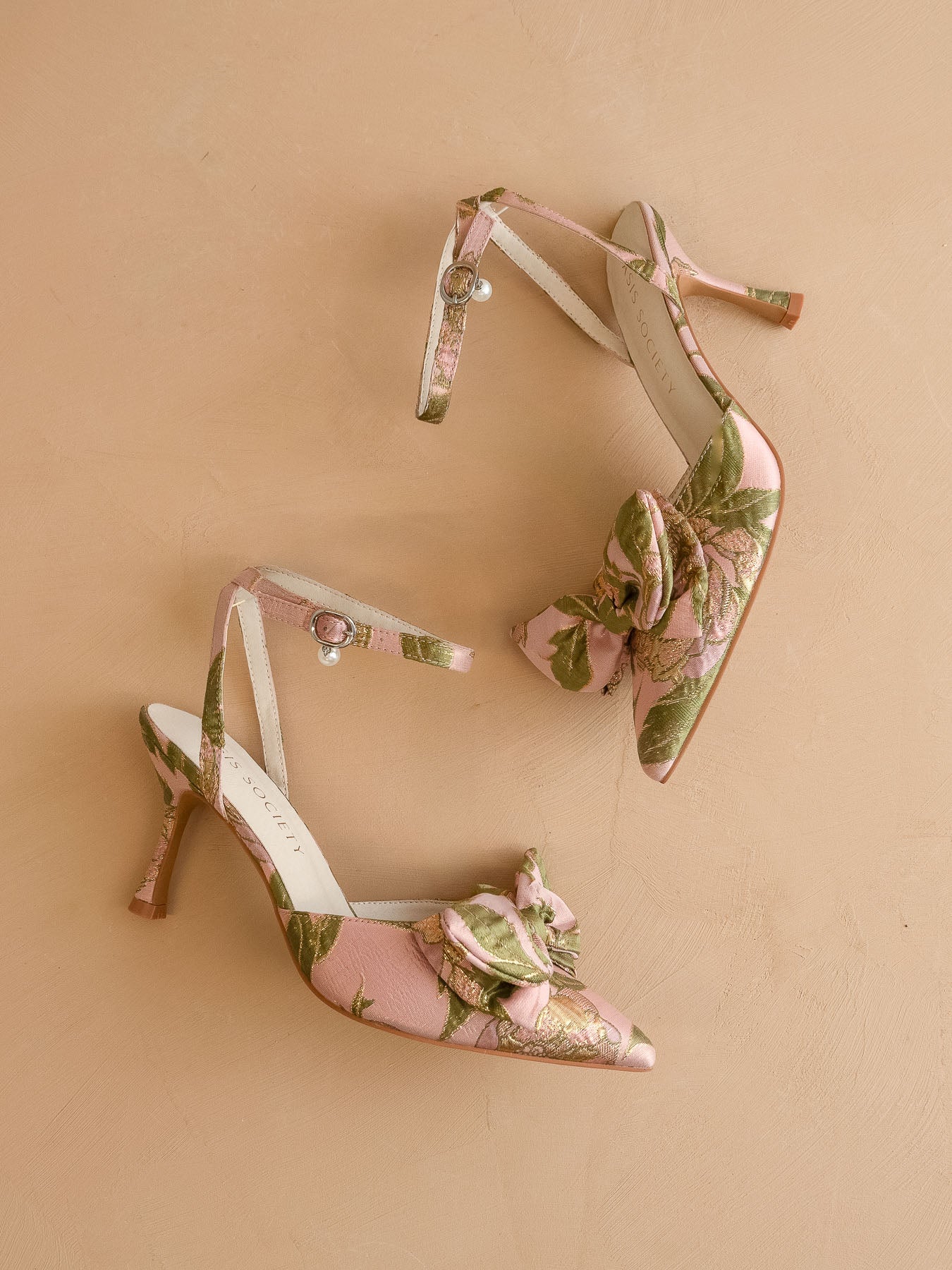 The Colette | Rose Garden Floral Pointed Toe Party Wedding Heel
