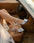 The Colette | Something-Blue Pearl Bow Bridal Heel