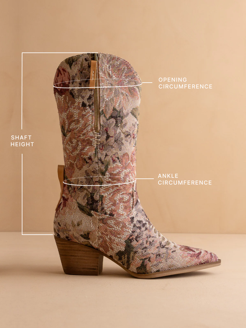 The Brilee | Mauve Tapestry Boot
