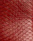 The Frankie | Red Snake Skin Pointed Toe Cap Bootie