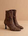 The Goldie | Leopard Sculpt Heel Bootie