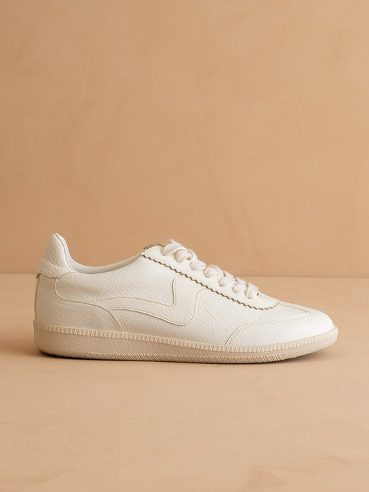 The Kyla | White Classic Low Top Sneakers