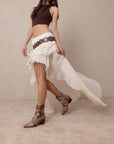 The Karina | Mauve Floral Tapestry Statement Bootie