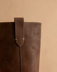 The Leanne | Coffee Moto Knee High Boot