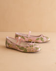 The London | Rose Garden Ballet Pointe Flat