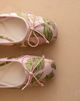 The London | Rose Garden Ballet Pointe Flat