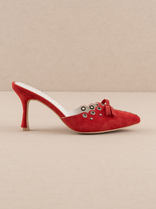 The Meridian | Red Kitten Heel