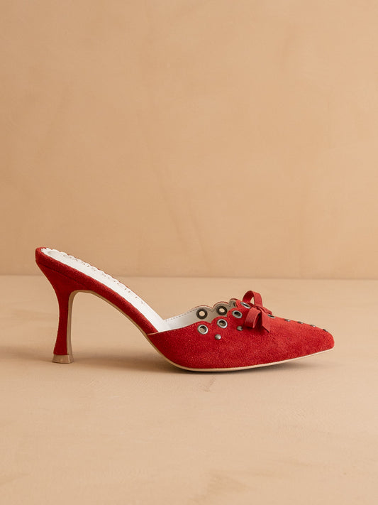 The Meridian | Red Kitten Heel