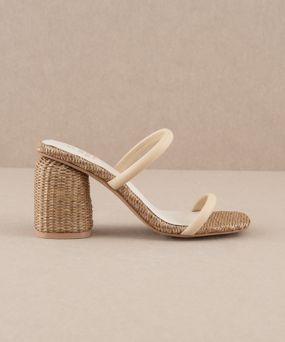 The Margaret | Butter Rattan Heel – Oasis Society