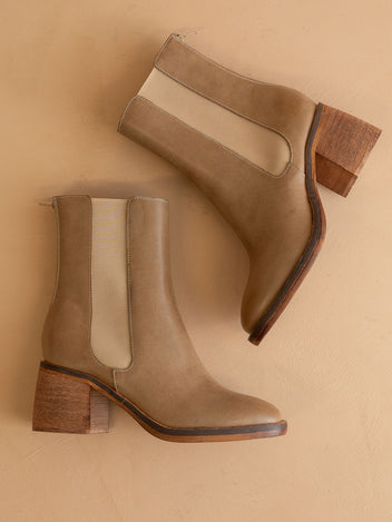 The Olivia | Dune Chelsea Heel Boots – Oasis Society
