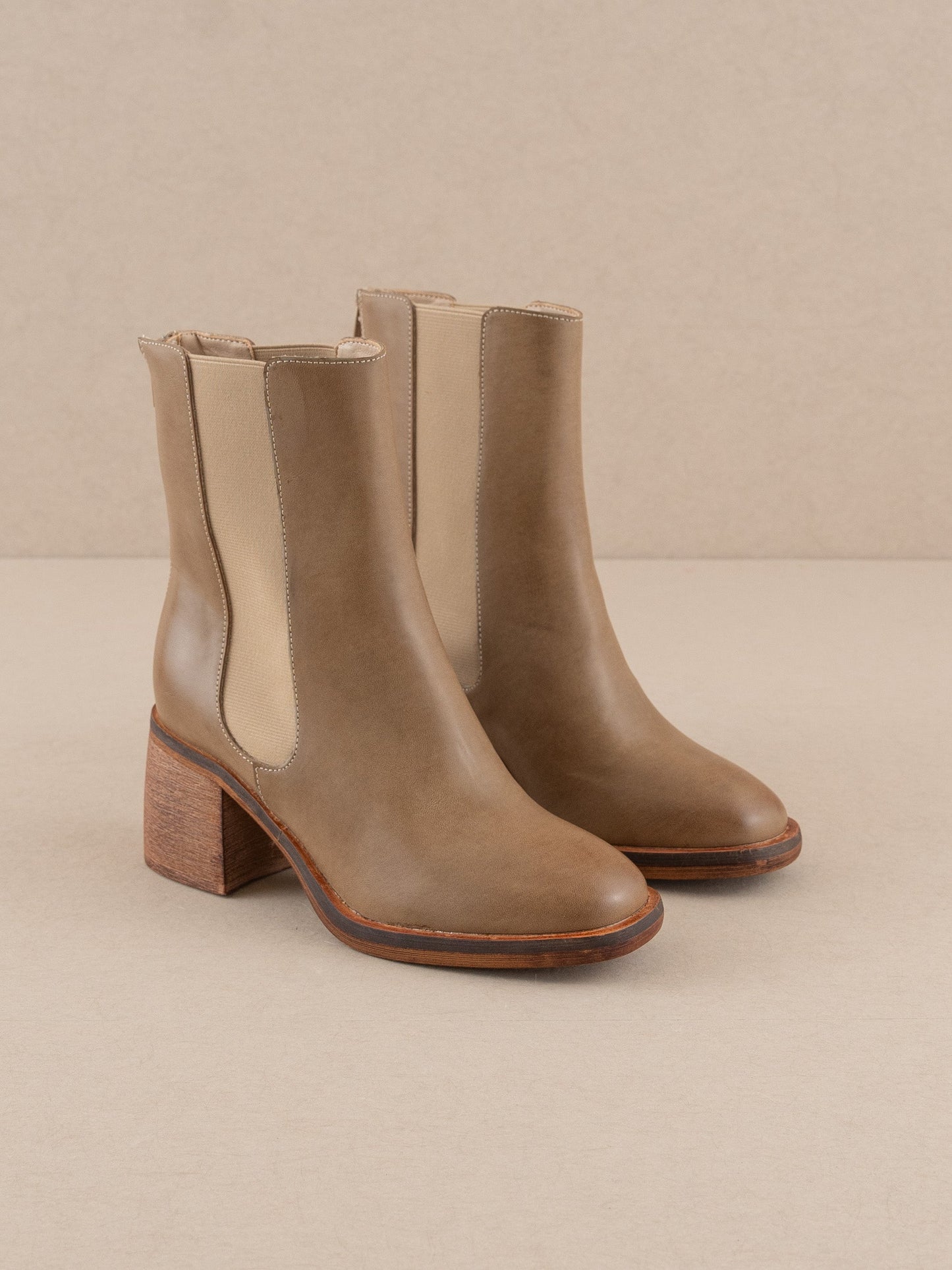 The Olivia | Dune Chelsea Heel Boots