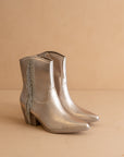 The Rowan | Champagne Rhinestone fringe cowboy boot *final sale*