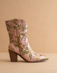 The Sorrel | Rose Garden Floral Western Bootie