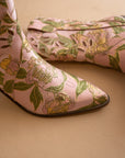 The Sorrel | Rose Garden Floral Statement Western Bootie