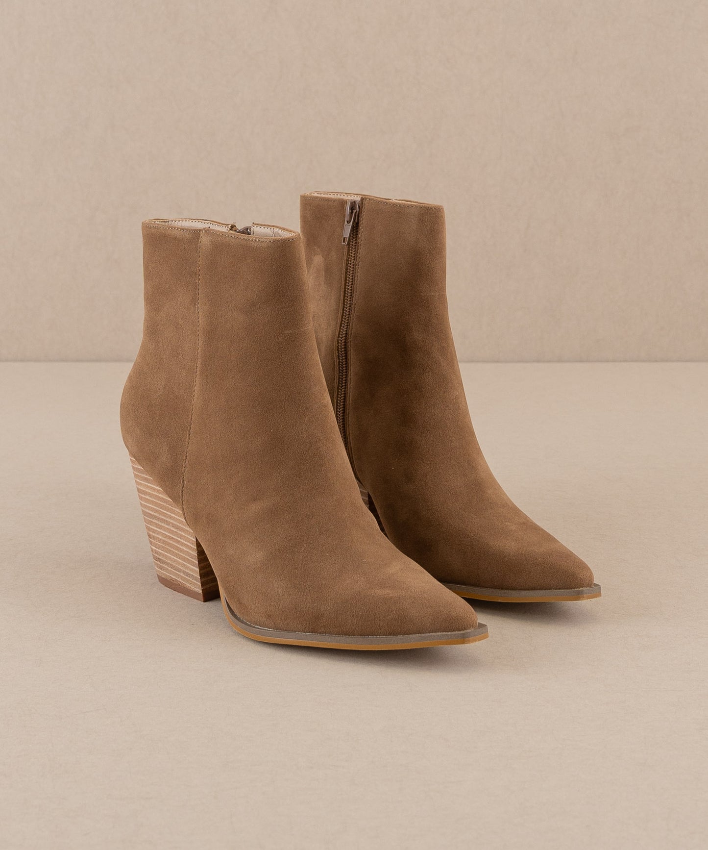The Sonia - Brown Western Ankle Boots