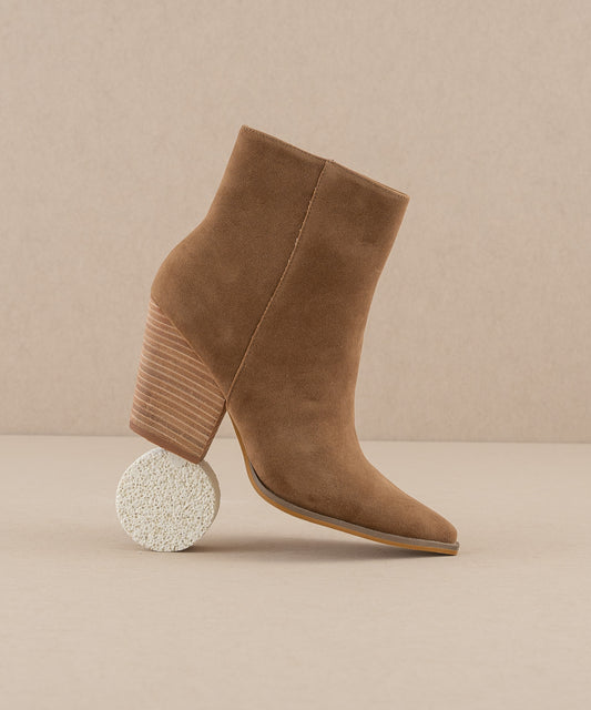 The Sonia - Brown Western Ankle Boots