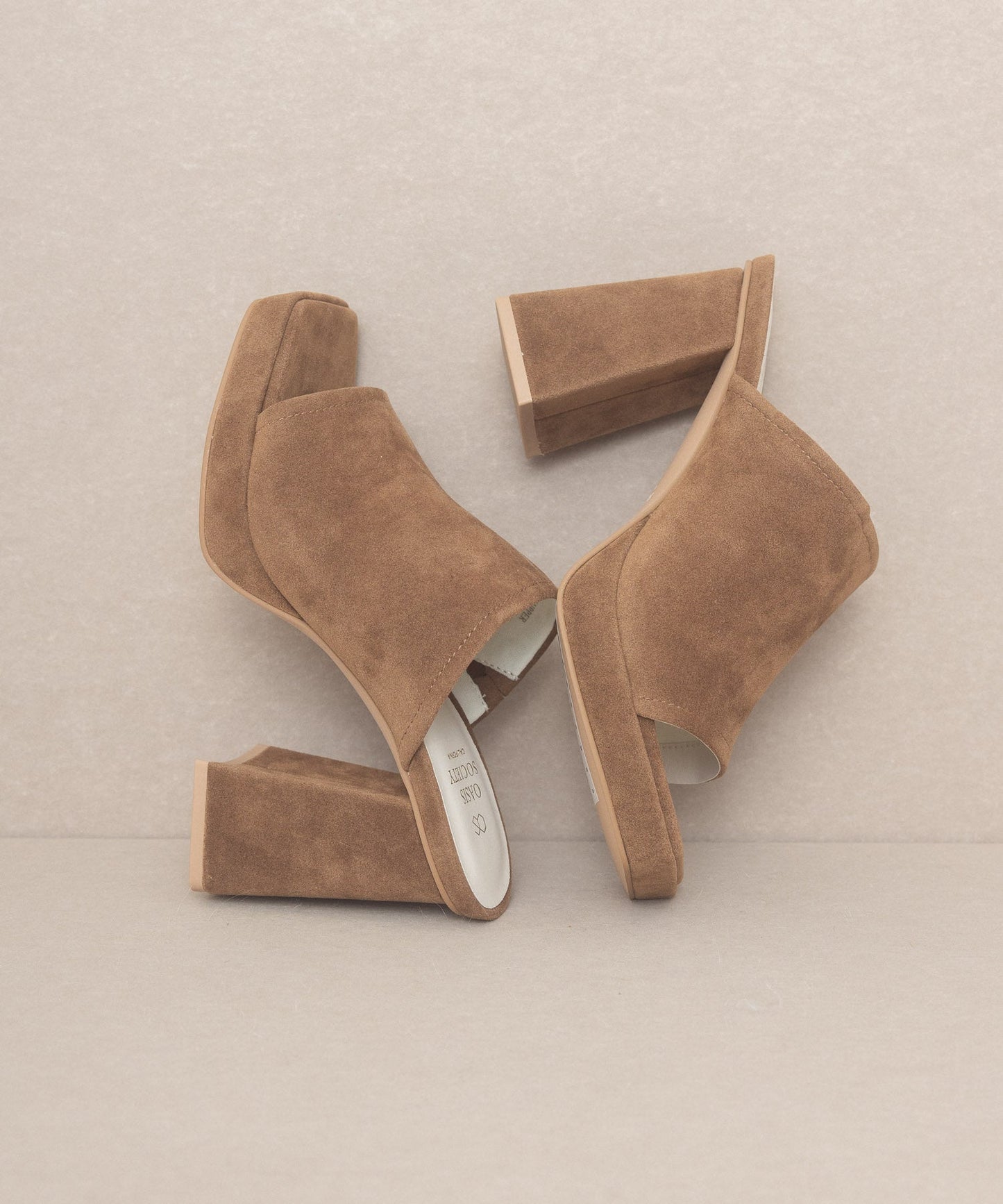 The Vivienne Brown | Slip On Platform heel