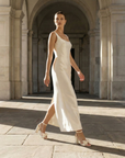 The Celine | Ivory Pearl Bow Bridal Block Heel