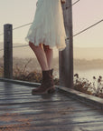 The Clyde | Coffee Moto Inspired Ankle Boot *FINAL SALE*